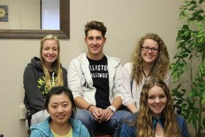 Five exchange students settle in Delphi