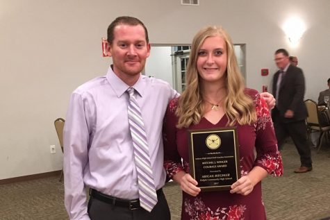 Delphi junior receives statewide honor for courage in sports