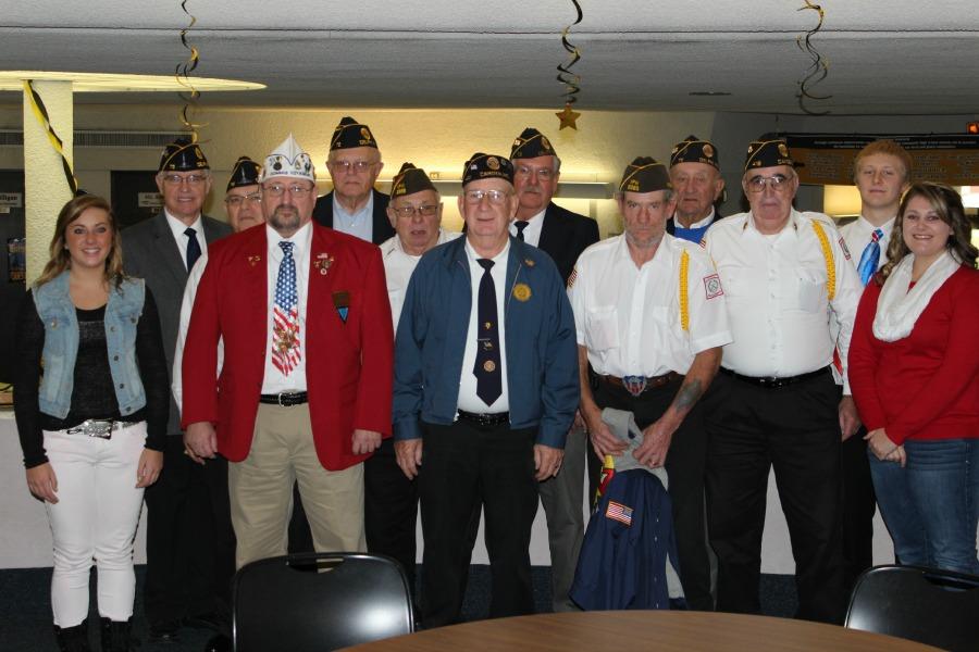 Local veterans were in attendance for the student-led Veterans Day program.