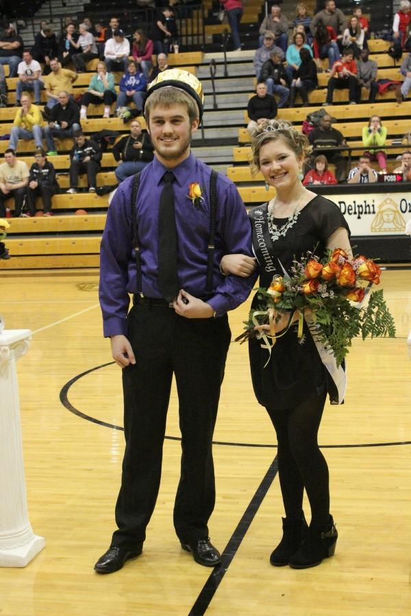 Homecoming King and Queen: Adam Goodman and Morgan Edwards!