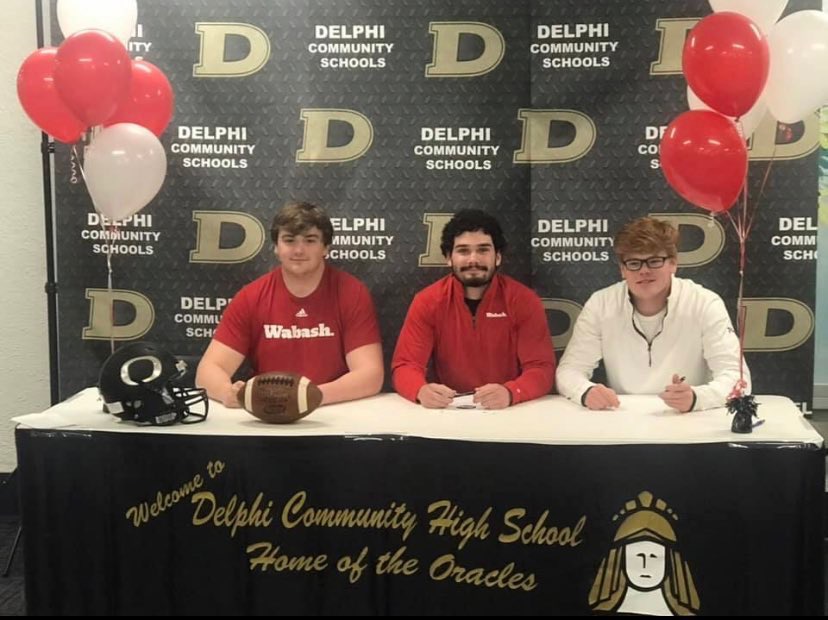 Pictured left to right: Drew Hollingsworth, Isaac Salinas, and Blake Carroll.