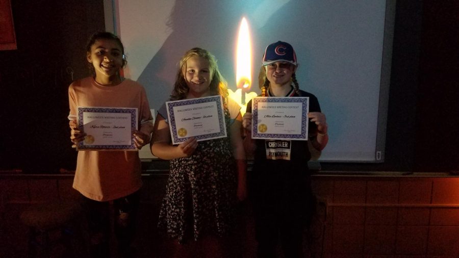 6th grade Halloween writing contest winning stories