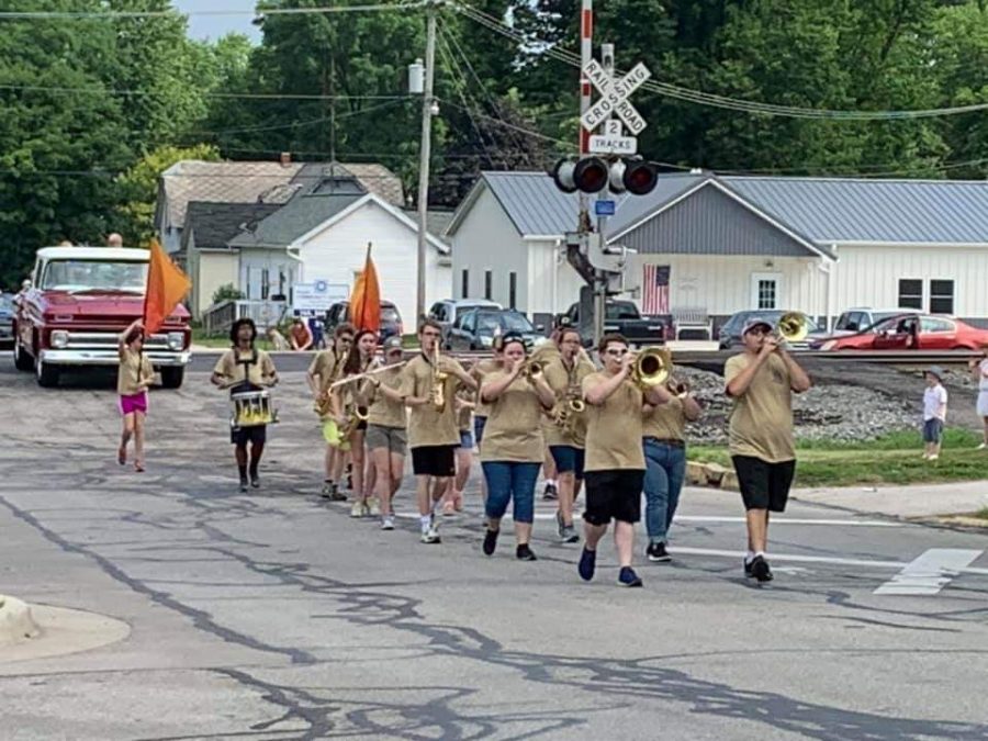 Appreciation for our marching band