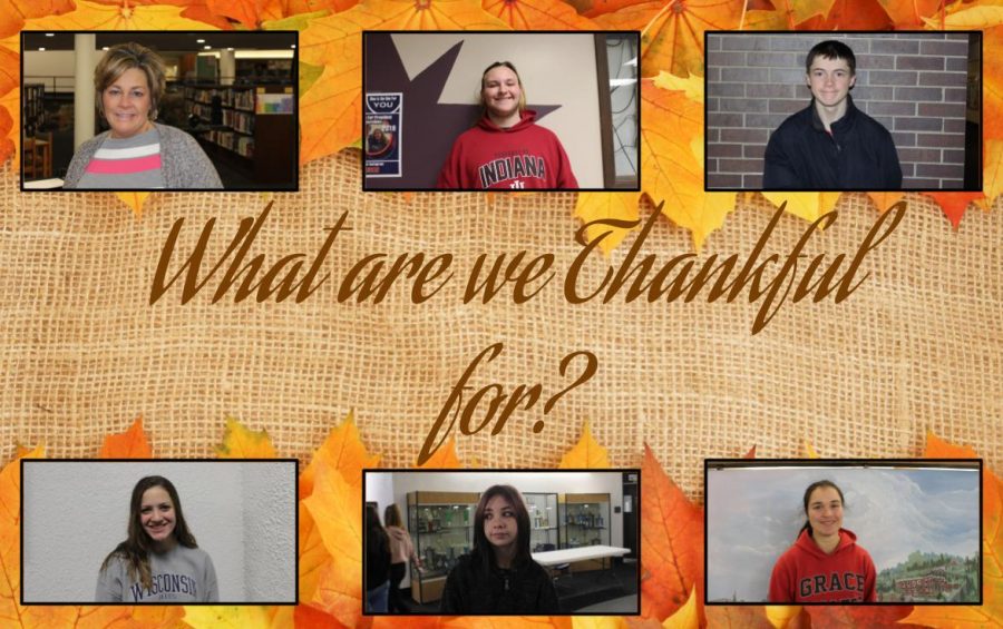 What we are thankful for
