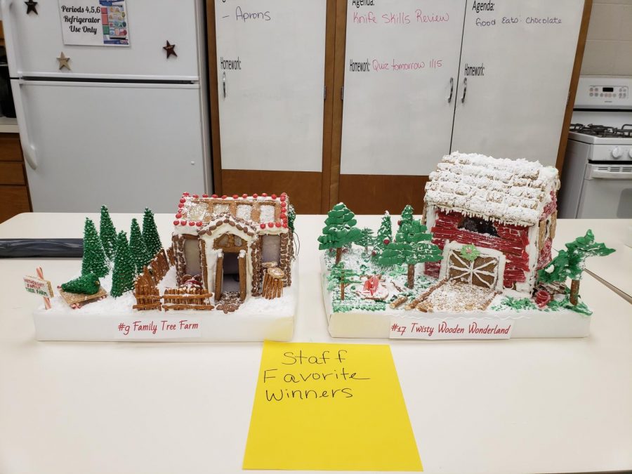 Gingerbread house competition winners chosen