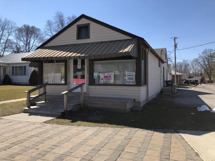 The Carroll County food pantry has been running on limited volunteers during COVID. 