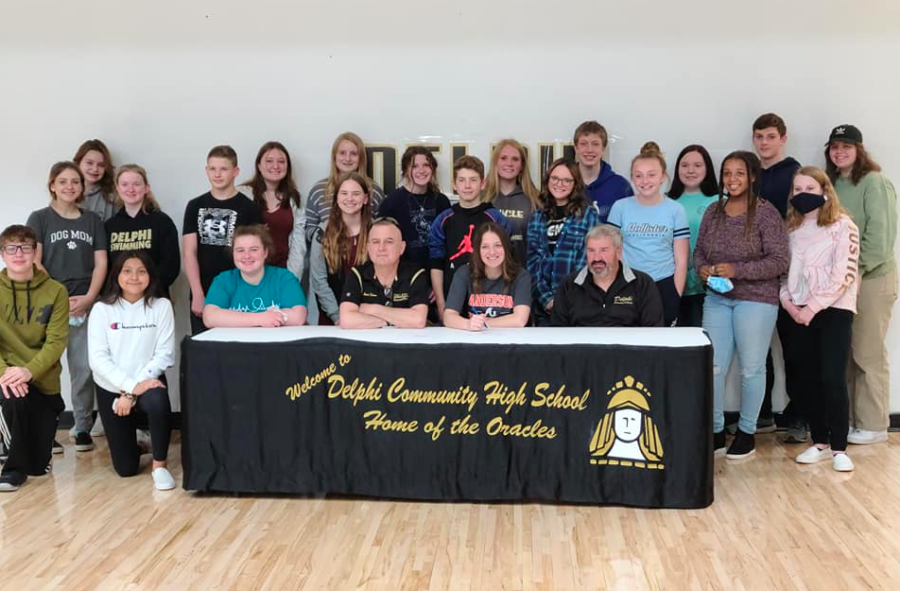 Maddie Adams signs letter of intent to swim at Anderson University