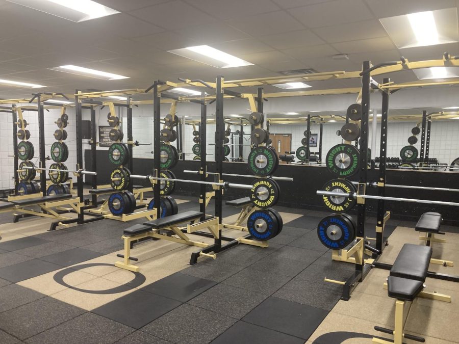 Weight room gets a new look