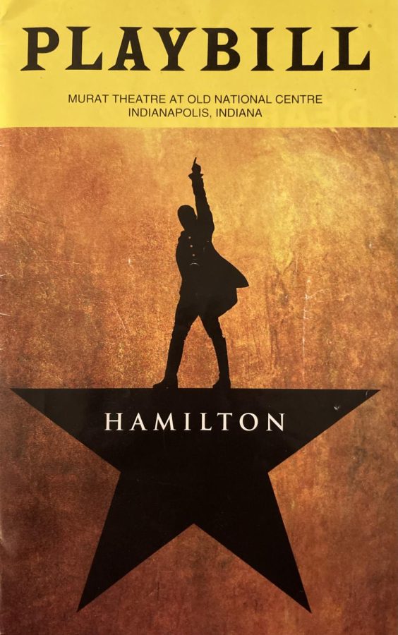 Hamilton playbill from 2019